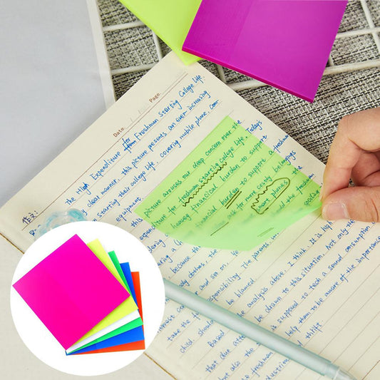 Transparent Sticky Notes - For Studying
